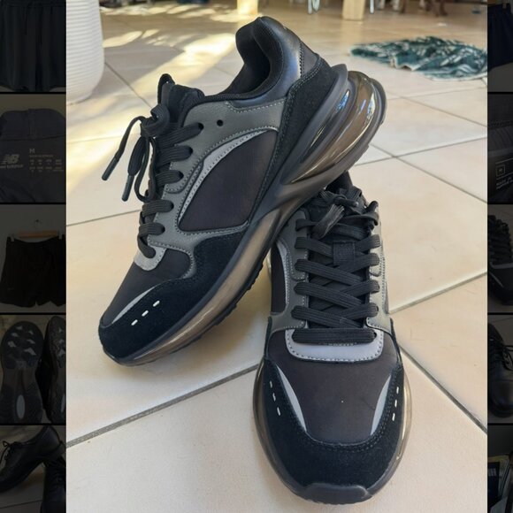 BRAND NEW Karl Lagerfeld Black Sneakers in Size 9.5 - Picture 5 of 10